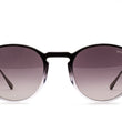 Laden Sie das Bild in den Galerie-Viewer, BRETT Big Miles Sun-Brille-Brett-C33 - black to clear / silver-51-22-Schönhelden