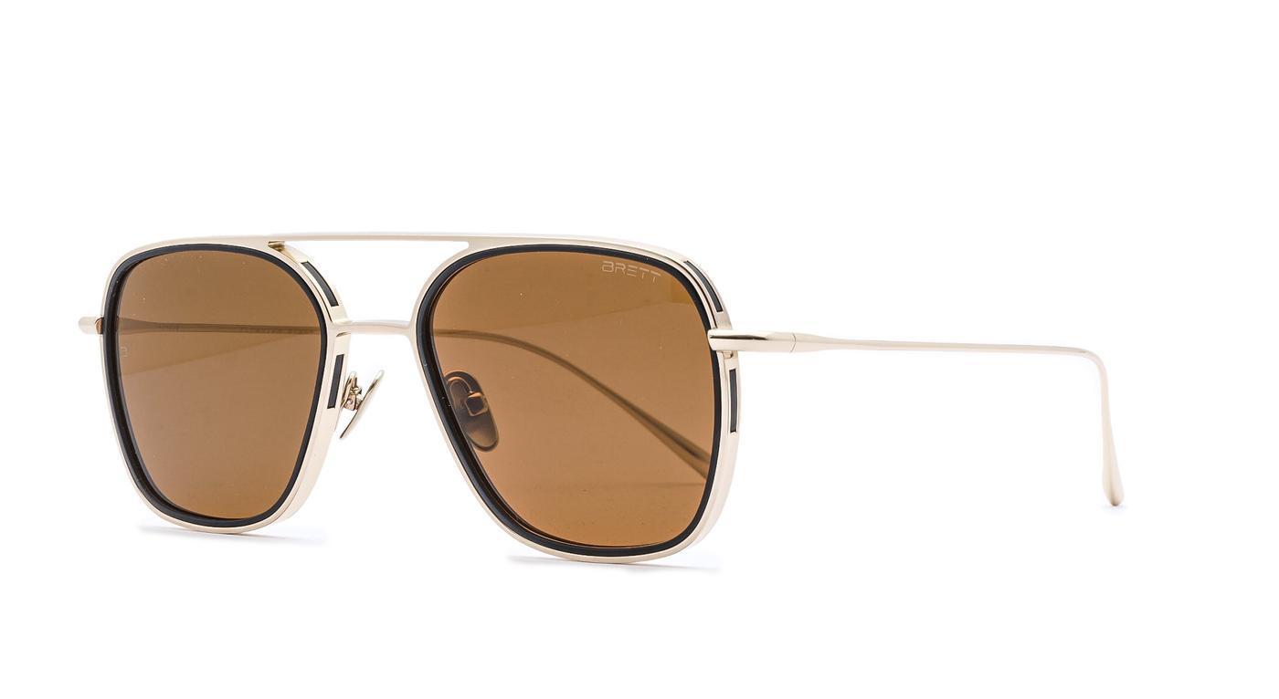 BRETT Niki Sun-Brille-Brett-C01 - gold / black-52-19-Schönhelden