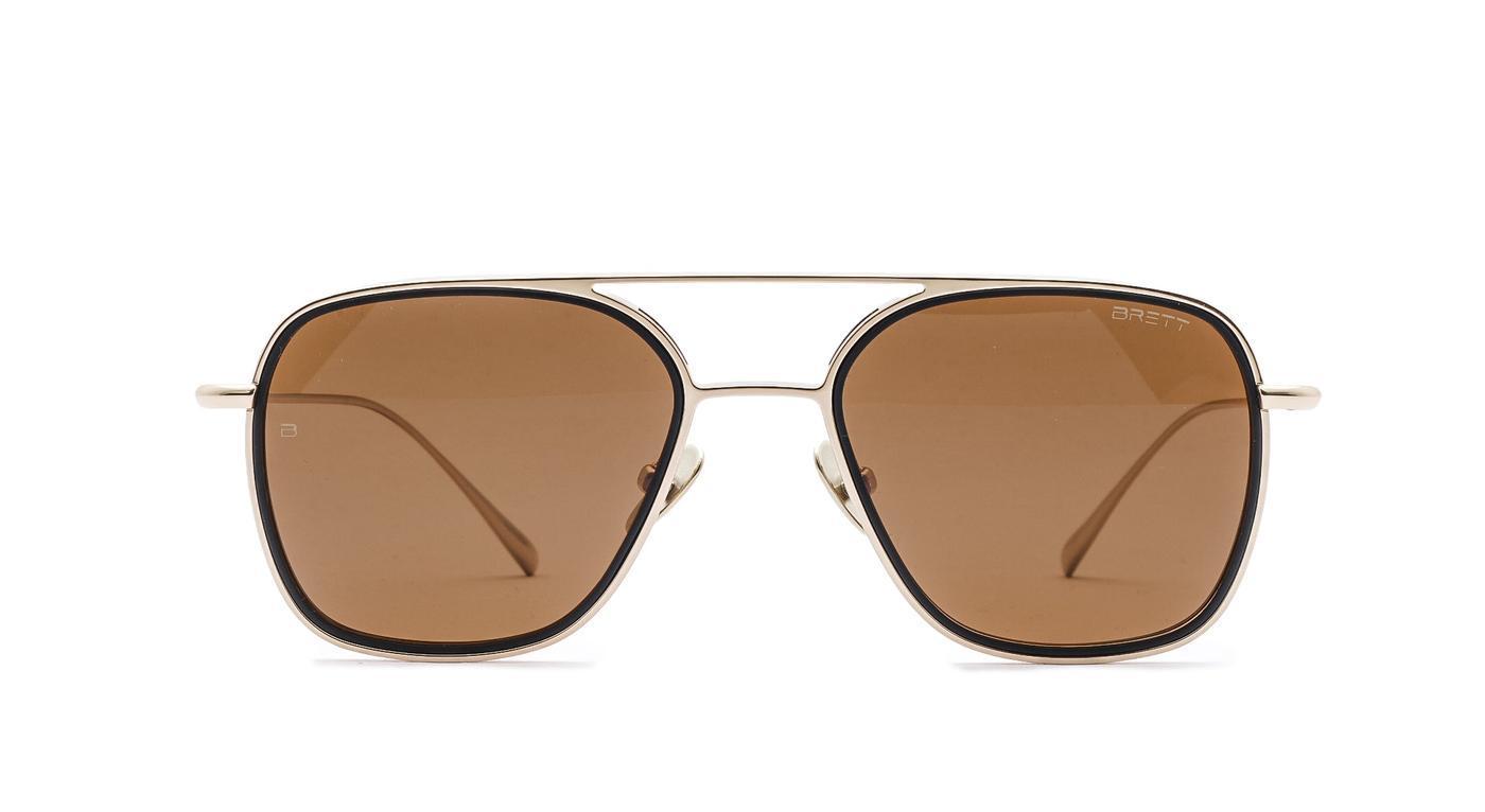 BRETT Niki Sun-Brille-Brett-C01 - gold / black-52-19-Schönhelden