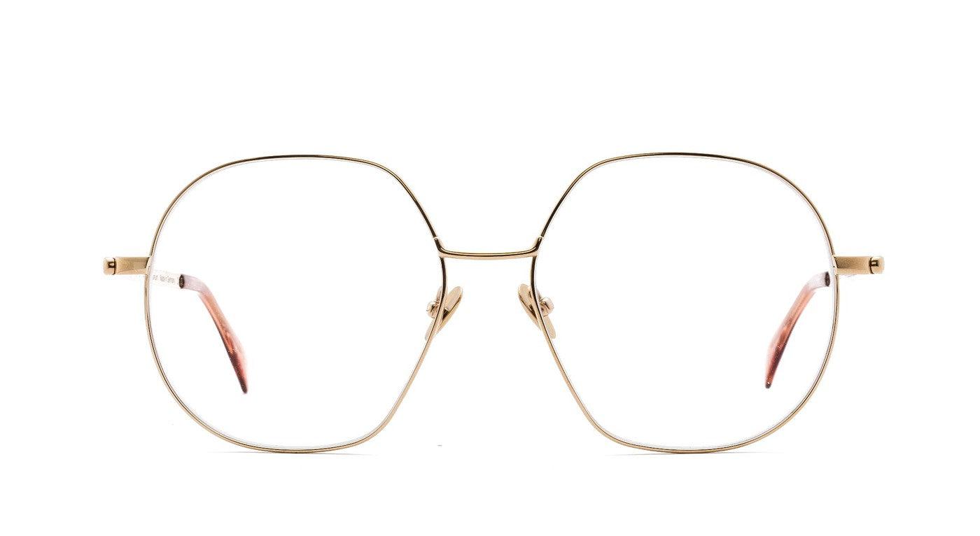 COBLENS Wirbelschleppe-Brille-Coblens-330 - SOFT GOLD POLIERT-57-16-Schönhelden