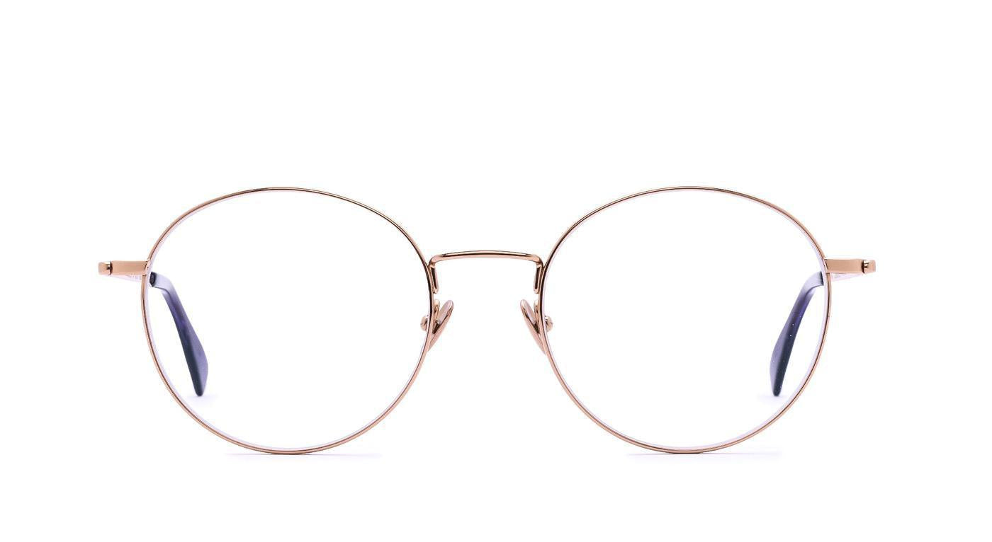 COBLENS Zulassung-Brille-Coblens-306 - rosé gold poliert-54-19-Schönhelden