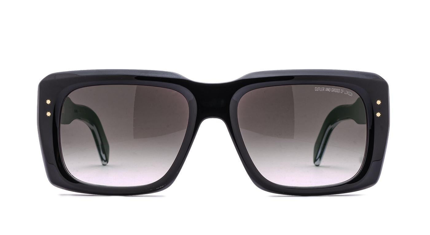 Cutler & Gross CGLS 1418-Brille-Cutler & Gross-01 - black gold 24KT-57-19-Schönhelden