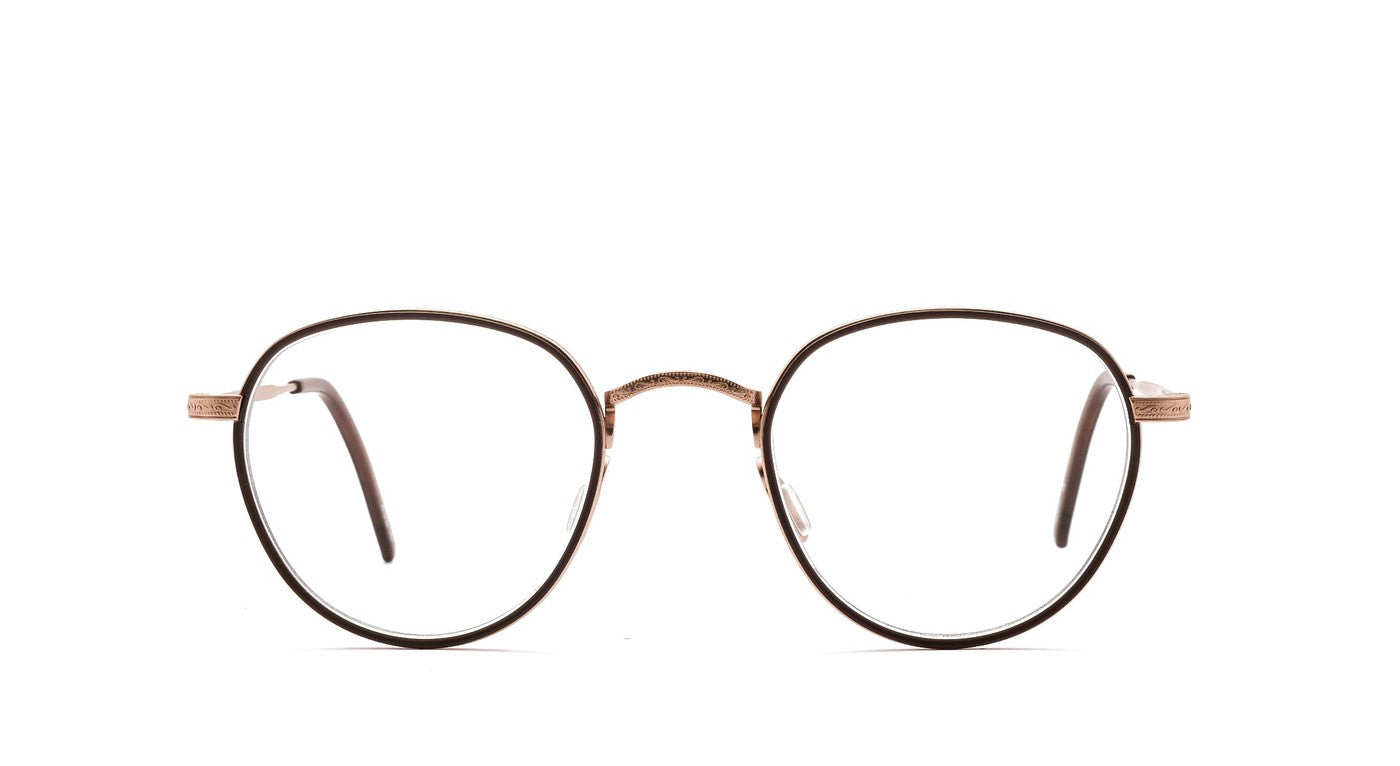 Munic 430-3-Brille-Munic-55 - rose gold mat / brown mat-47-22-Schönhelden
