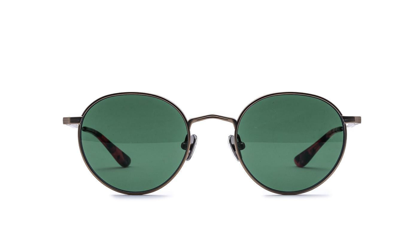 Ross & Brown Hackney-Brille-Ross & Brown-233/229 - Matt Burnished Gold/Samurai Classic Green-48-20-Schönhelden
