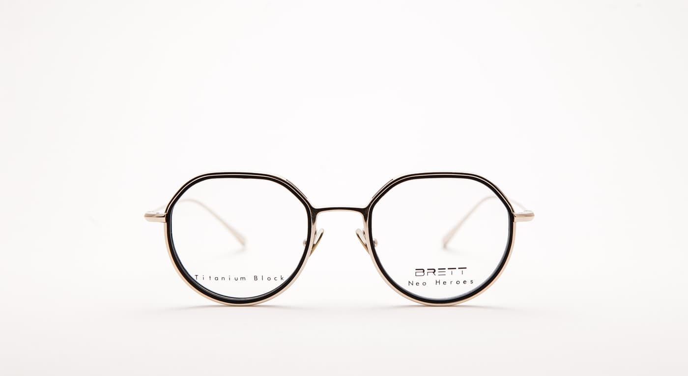 BRETT Jim-Brille-Brett-C01 - schwarz/gold (black/gold)-48-20-Schönhelden