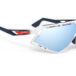 Laden Sie das Bild in den Galerie-Viewer, Rudy Project Defender-Brillen-Rudy Project-weiß glänzend / blau rot (white gloss fade blue red)-Schönhelden