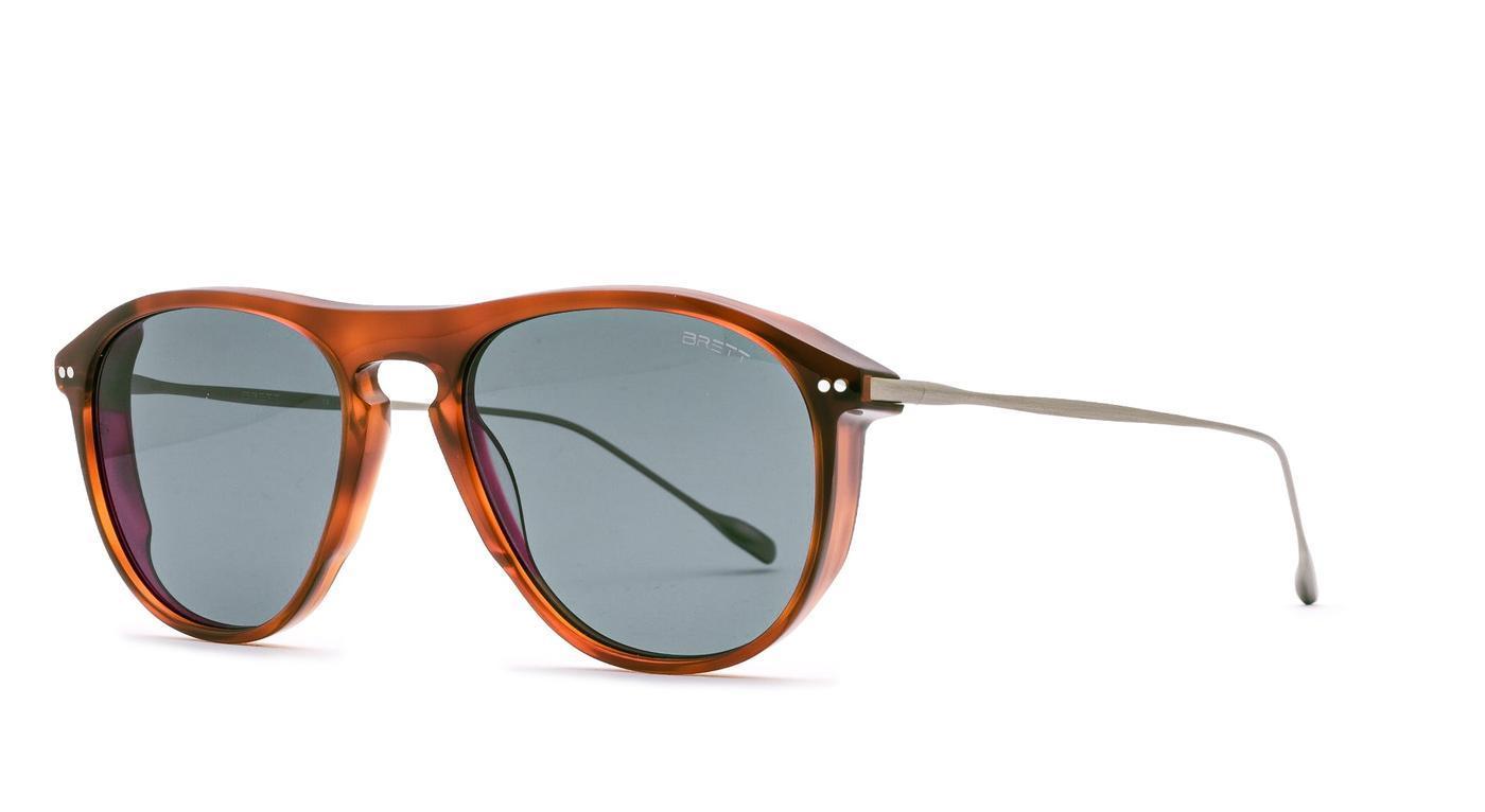 BRETT Barry Sun-Brille-Brett-C09 - havanna braun - silber-55-19-Schönhelden