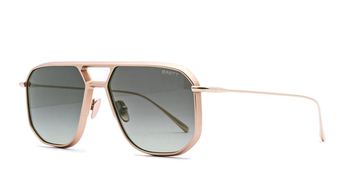 BRETT Ed Sun (pol)-Brille-Brett-C18 - ROSEGOLD-56-16-Schönhelden
