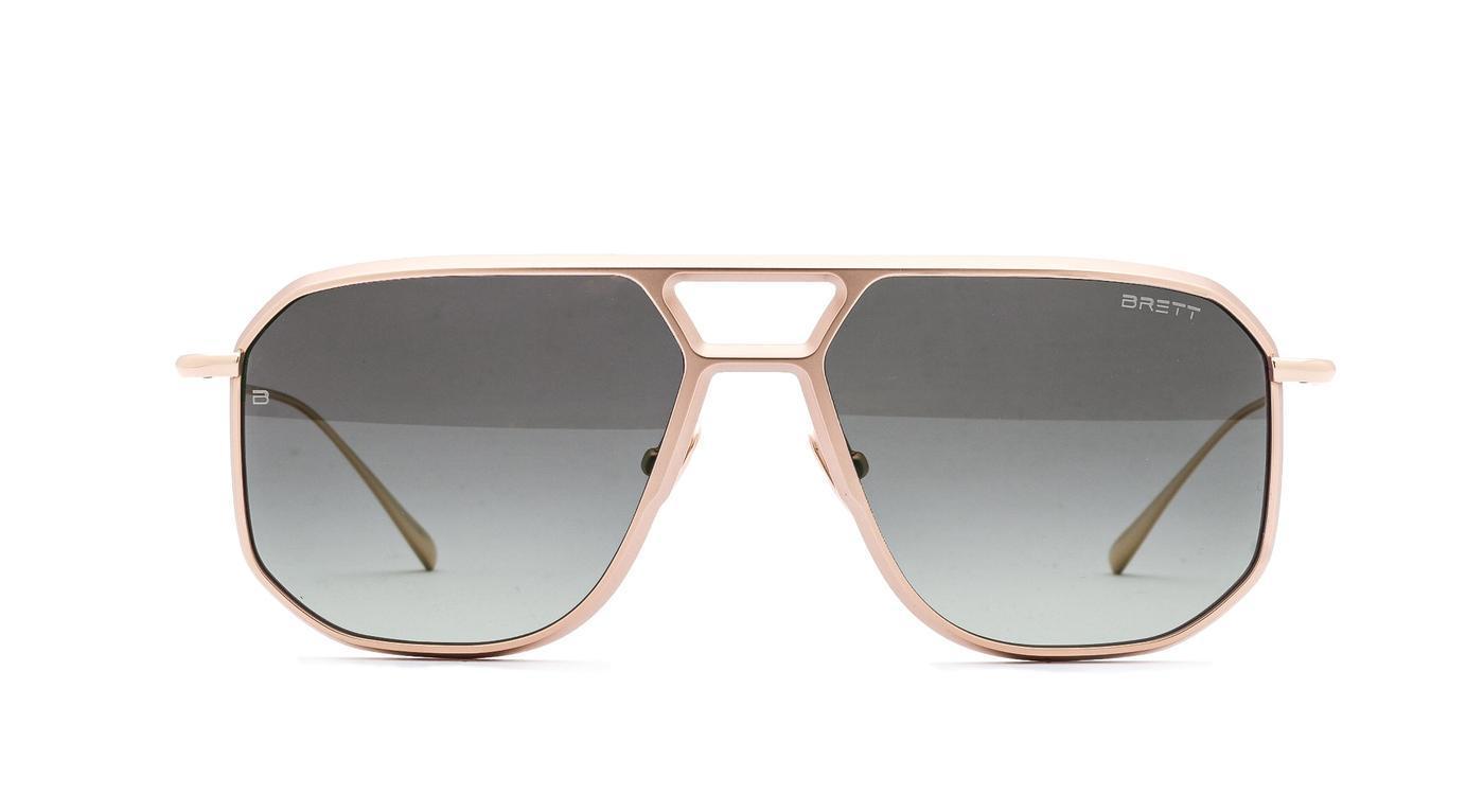 BRETT Ed Sun (pol)-Brille-Brett-C18 - ROSEGOLD-56-16-Schönhelden