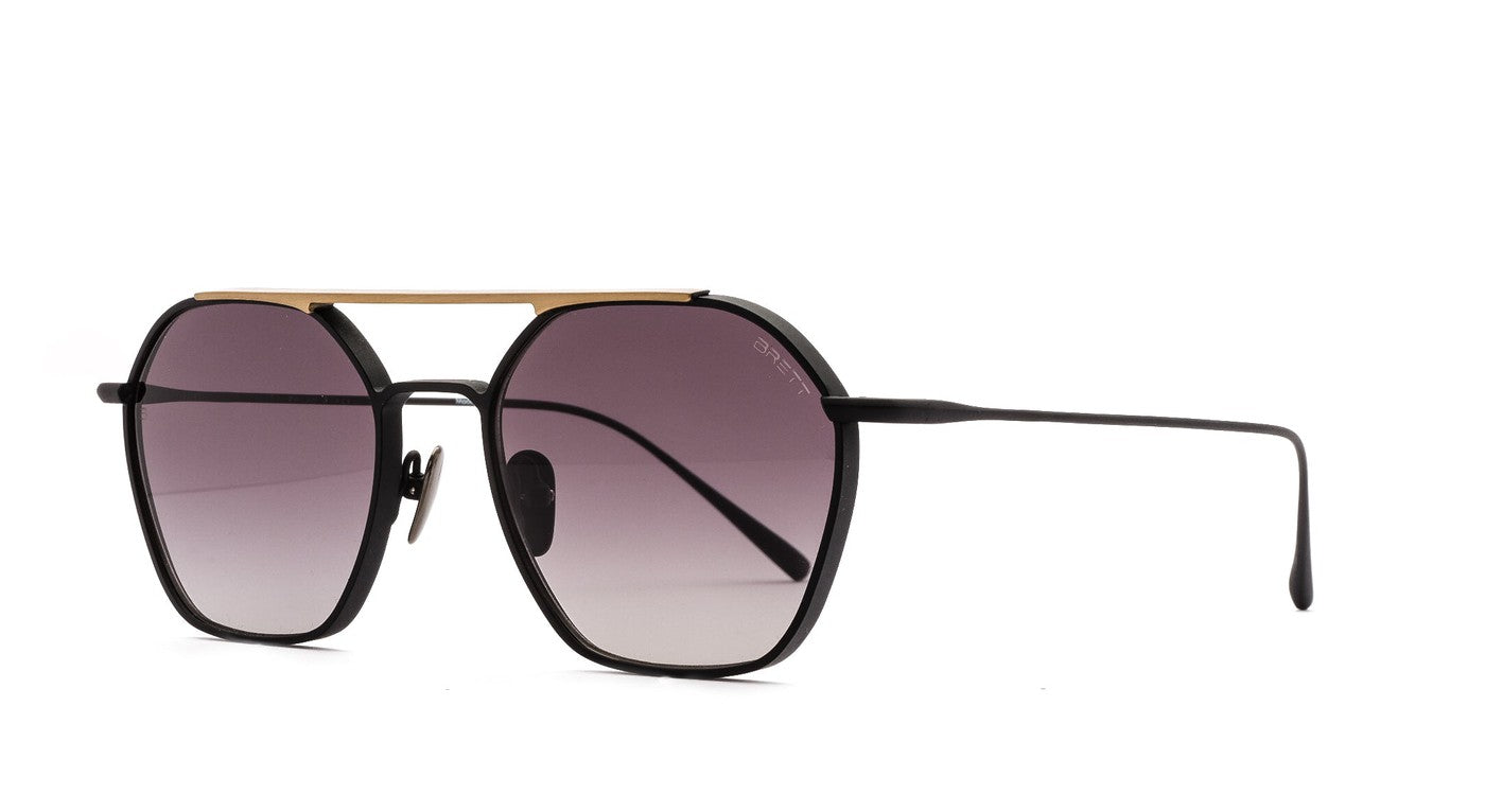 BRETT Eliot Sun-Brille-Brett-C03 - BLACK/GOLD-53-19-Schönhelden