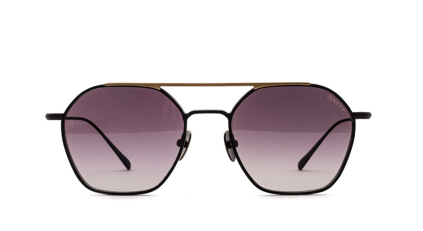 BRETT Eliot Sun-Brille-Brett-C03 - BLACK/GOLD-53-19-Schönhelden