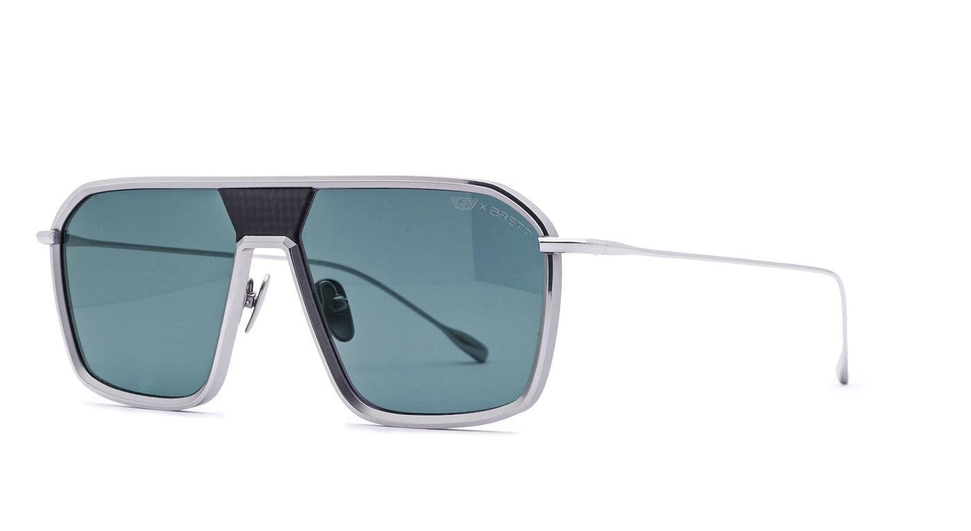 BRETT F22 Art Edition Sun-Sonnenbrille-Brett-C31 - TITANIUM MAT / BLACK-58-15-Schönhelden