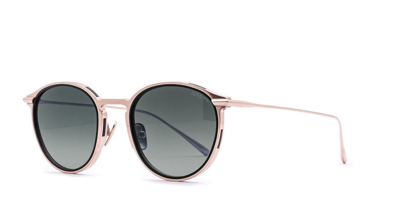 BRETT Mario Sun-Brille-Brett-C18 - PINK GOLD/BLACK-49-21-Schönhelden