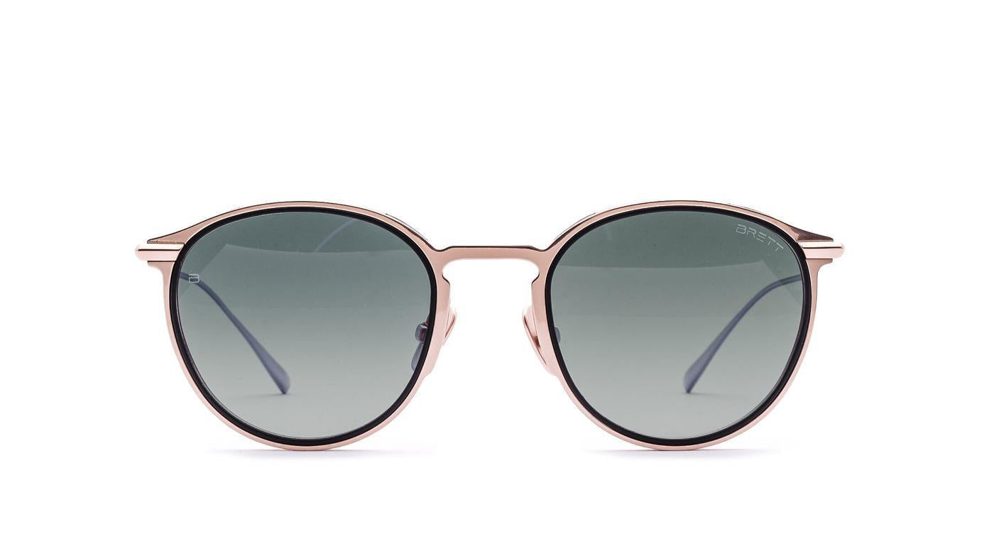 BRETT Mario Sun-Brille-Brett-C18 - PINK GOLD/BLACK-49-21-Schönhelden