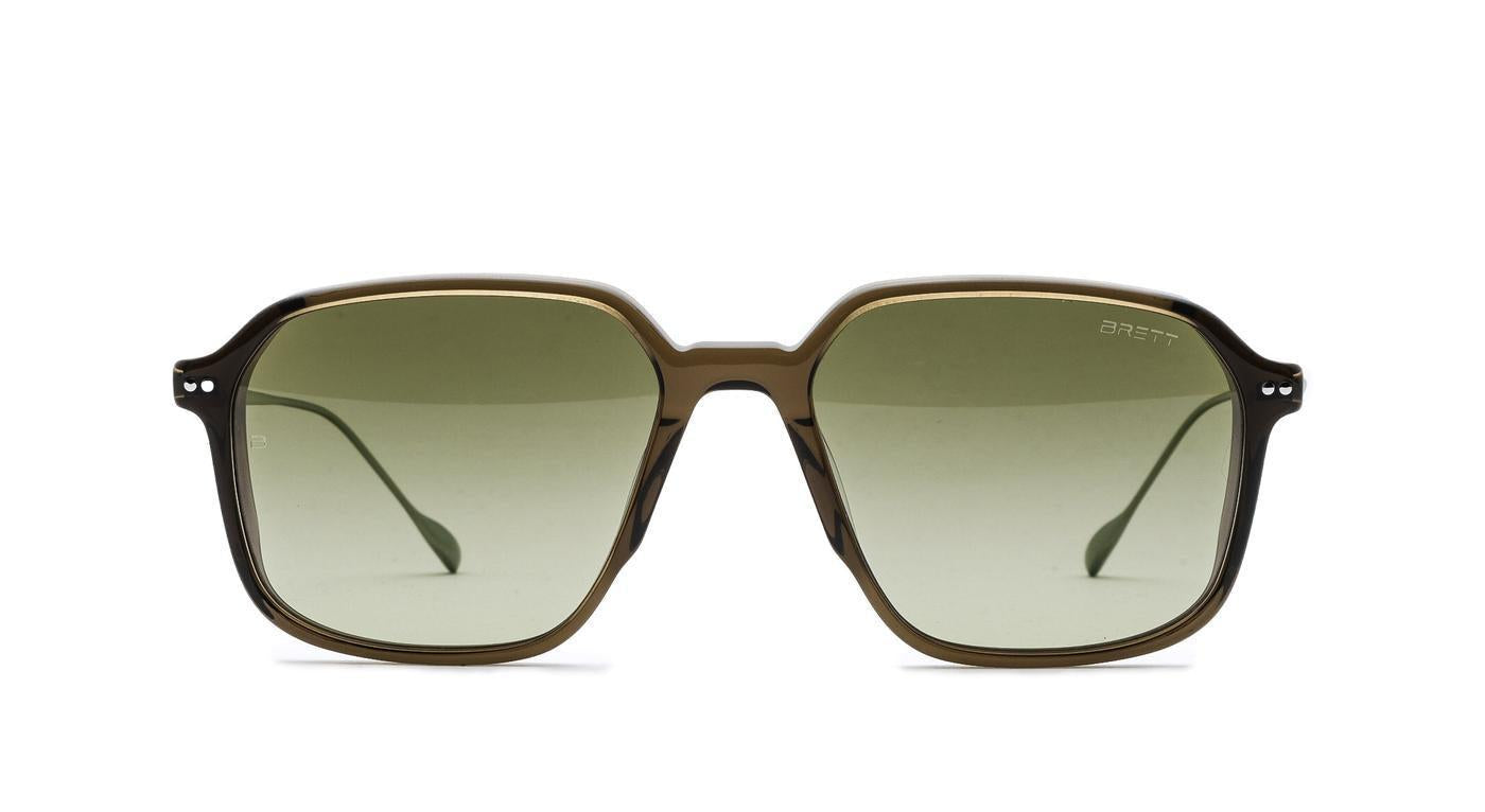 BRETT Ralph Sun-Brille-Brett-C16 - KHAKI / SILVER-55-17-Schönhelden