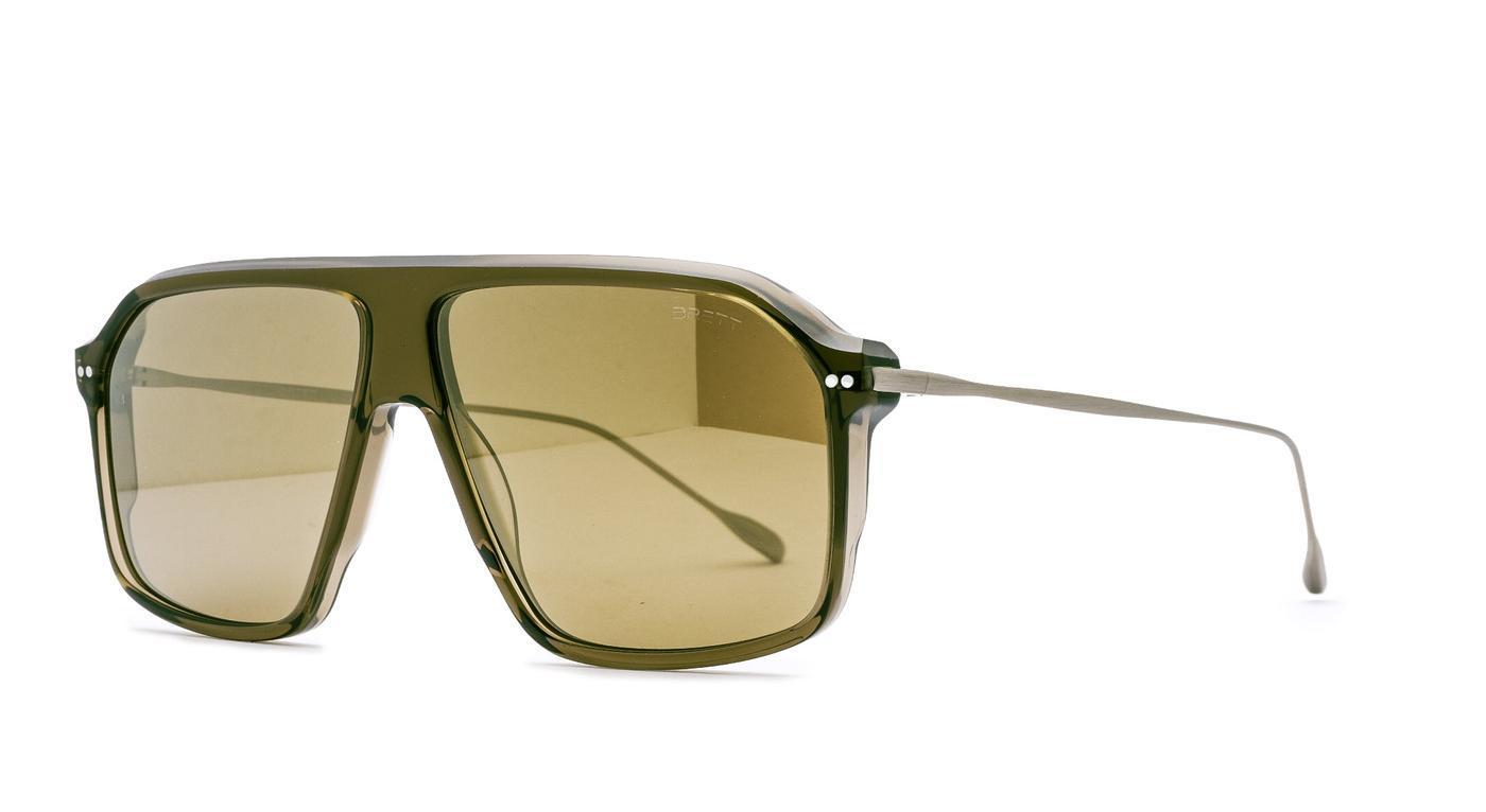 BRETT THE RX DUKE Sun-Sonnenbrille-Brett-C16 - KHAKI / SILVER-60-11-Schönhelden