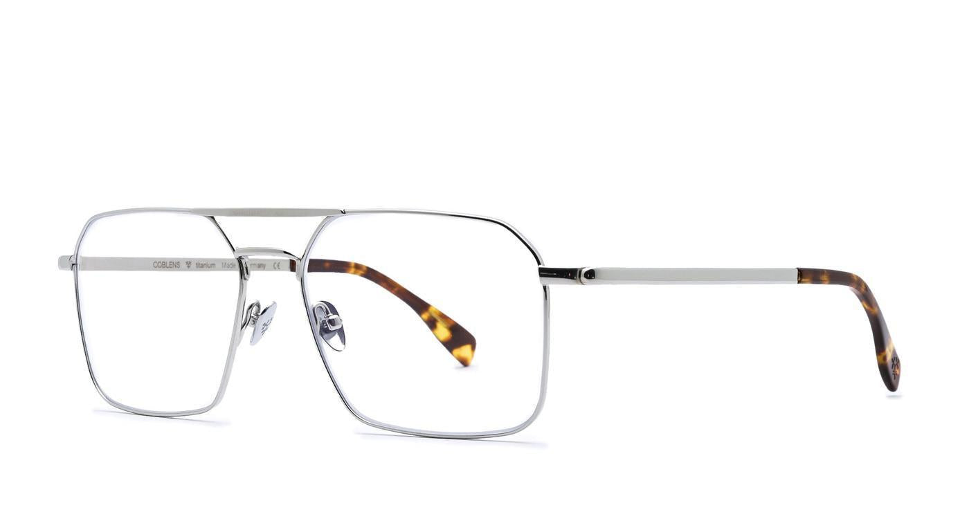 COBLENS Abflughalle-Brillen-Coblens-304 - warmes grau poliert-57-16-Schönhelden