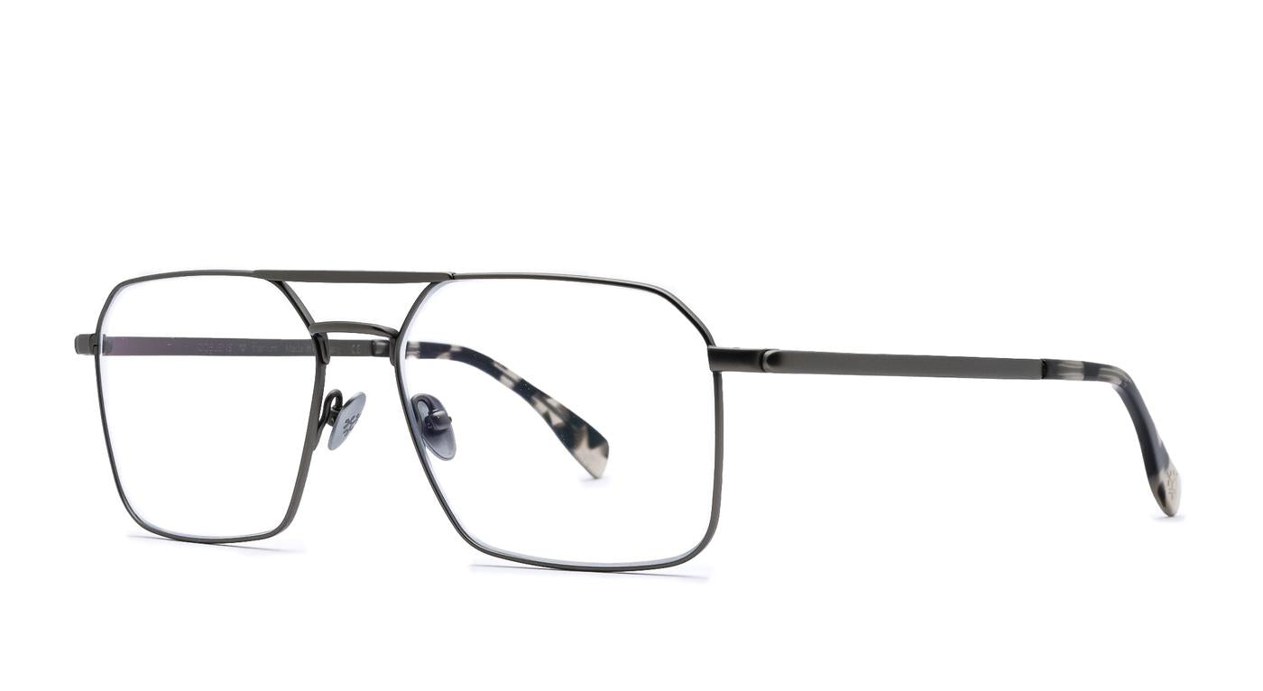 COBLENS Abflughalle-Brillen-Coblens-304 - warmes grau poliert-57-16-Schönhelden