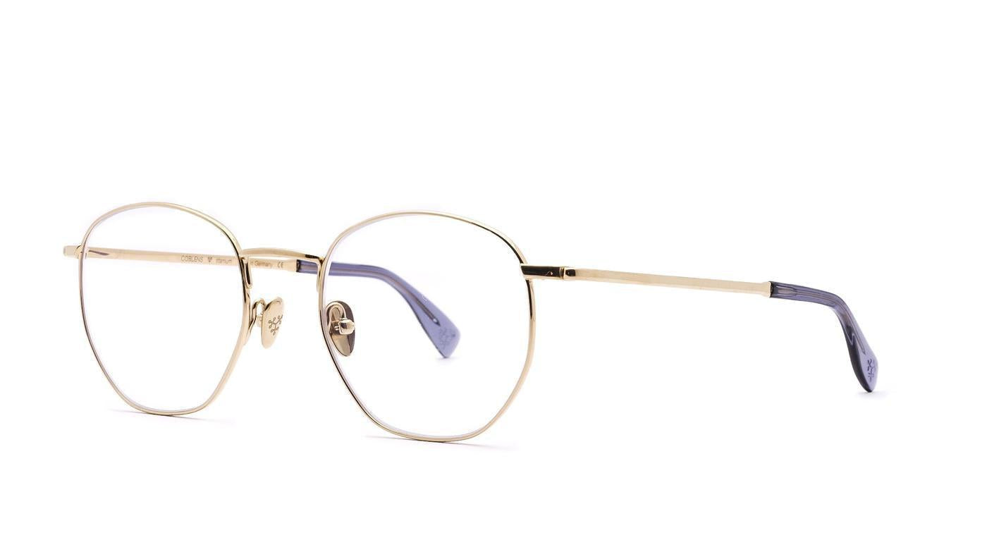COBLENS Autotelefon-Brillen-Coblens-306 - ROSÉ GOLD POLIERT-50-19-Schönhelden