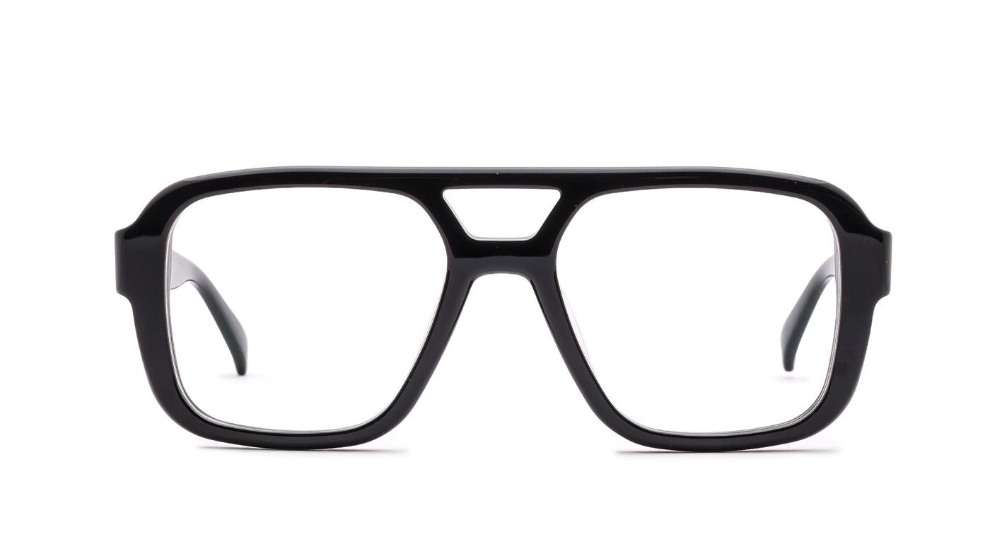 COBLENS Destination DKR-Brillen-Coblens-931 - SCHWARZ POLIERT-55-19-Schönhelden