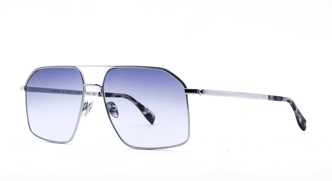 COBLENS Fluglotse Sun-Brillen-Coblens-302 - SILBER POLIERT-57-15-Schönhelden