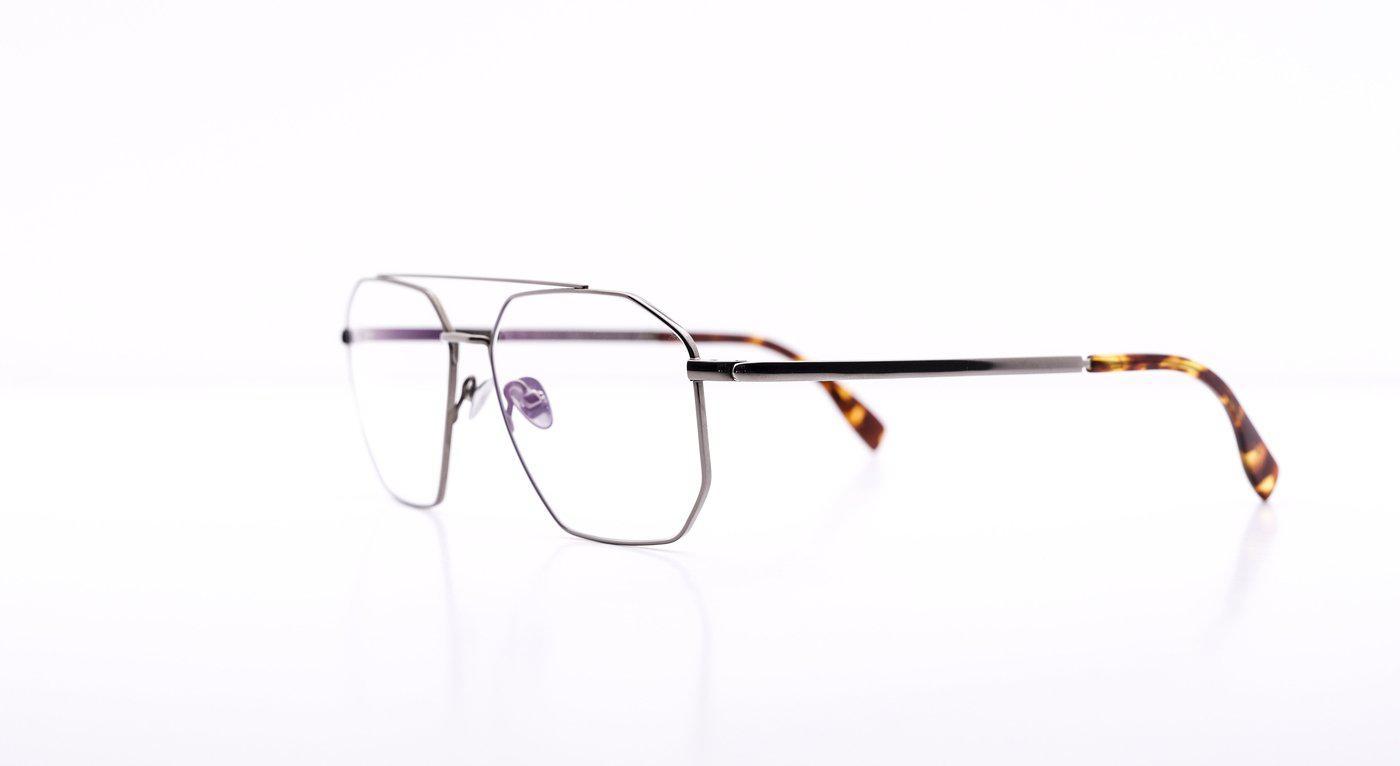 COBLENS Flugplan-Brille-Coblens-302 - Silber poliert-55-15-Schönhelden