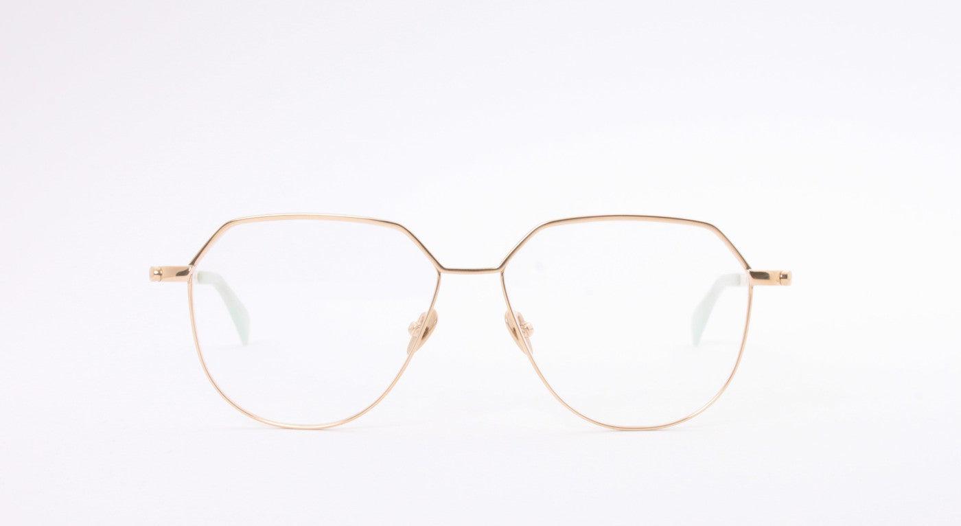 COBLENS Flugsteig-Brille-Coblens-330 - SOFT GOLD POLIERT-55-13-Schönhelden