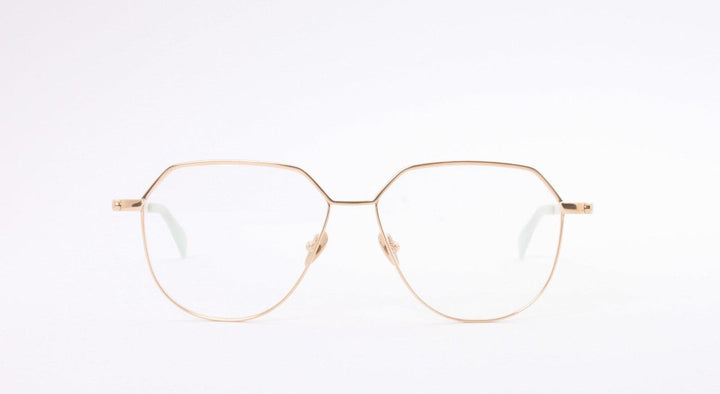 COBLENS Flugsteig-Brille-Coblens-330 - SOFT GOLD POLIERT-55-13-Schönhelden
