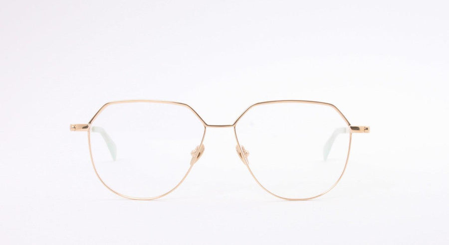 COBLENS Flugsteig-Brille-Coblens-330 - SOFT GOLD POLIERT-55-13-Schönhelden