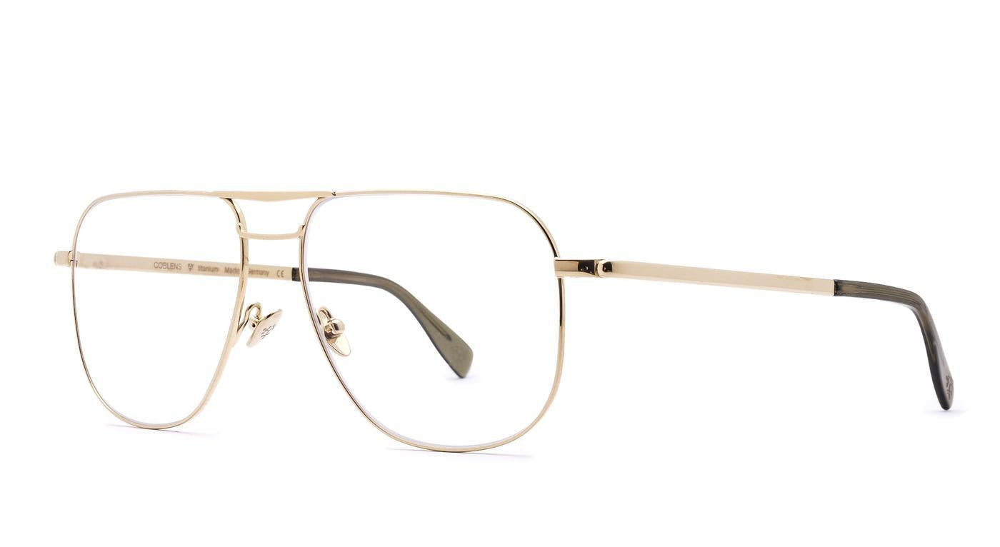 COBLENS Kabinenchef-Brillen-Coblens-302 - SILBER POLIERT-57-15-Schönhelden