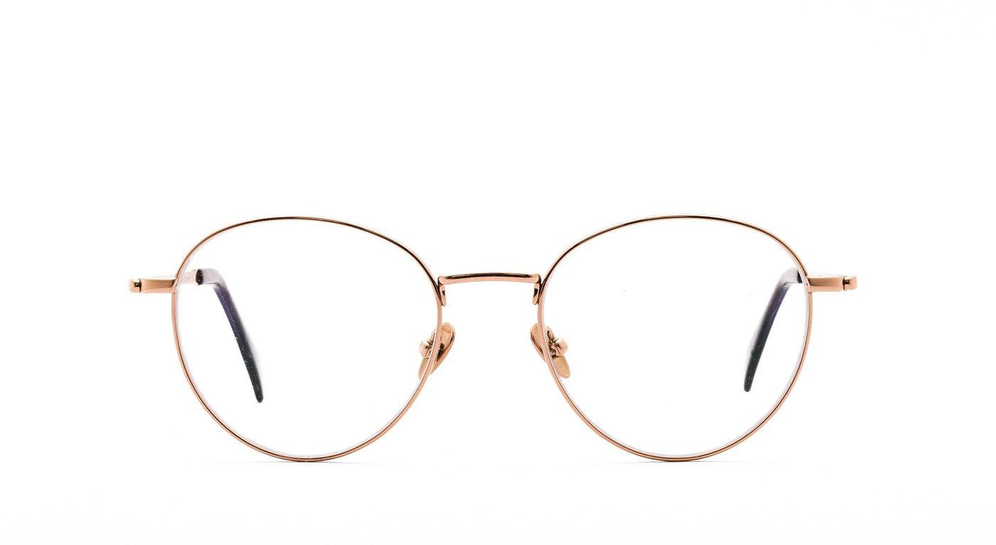 COBLENS Kaffeepause-Brille-Coblens-306 - ROSE GOLD POLIERT-49-18-Schönhelden