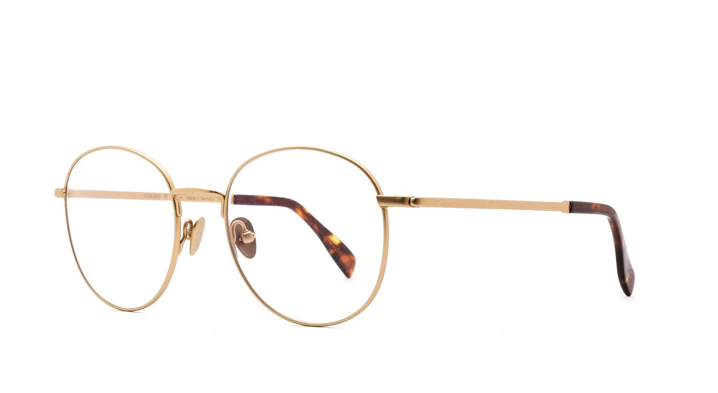 COBLENS Nebenstrecke-Brille-Coblens-230 - SOFT GOLD MATT-50-19-Schönhelden