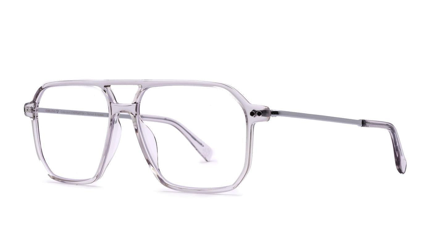 COBLENS Parkbank-Brillen-Coblens-528 -HELLGRAU TRANSPARENT-57-15-Schönhelden