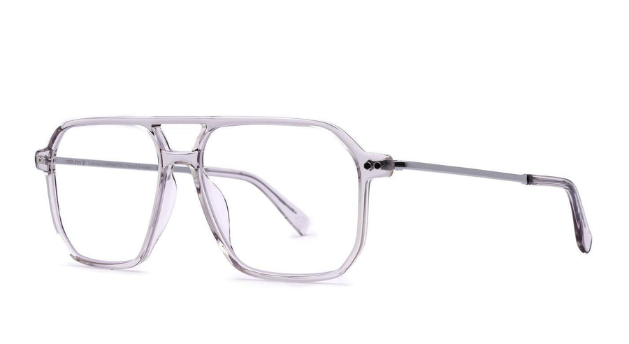 COBLENS Parkbank-Brillen-Coblens-528 -HELLGRAU TRANSPARENT-57-15-Schönhelden