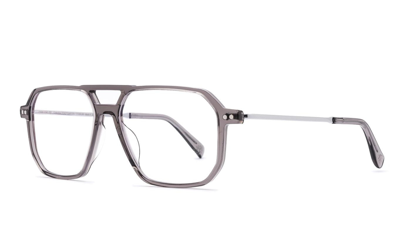 COBLENS Rasenschneider-Brillen-Coblens-501 - grau / transparent-55-15-Schönhelden