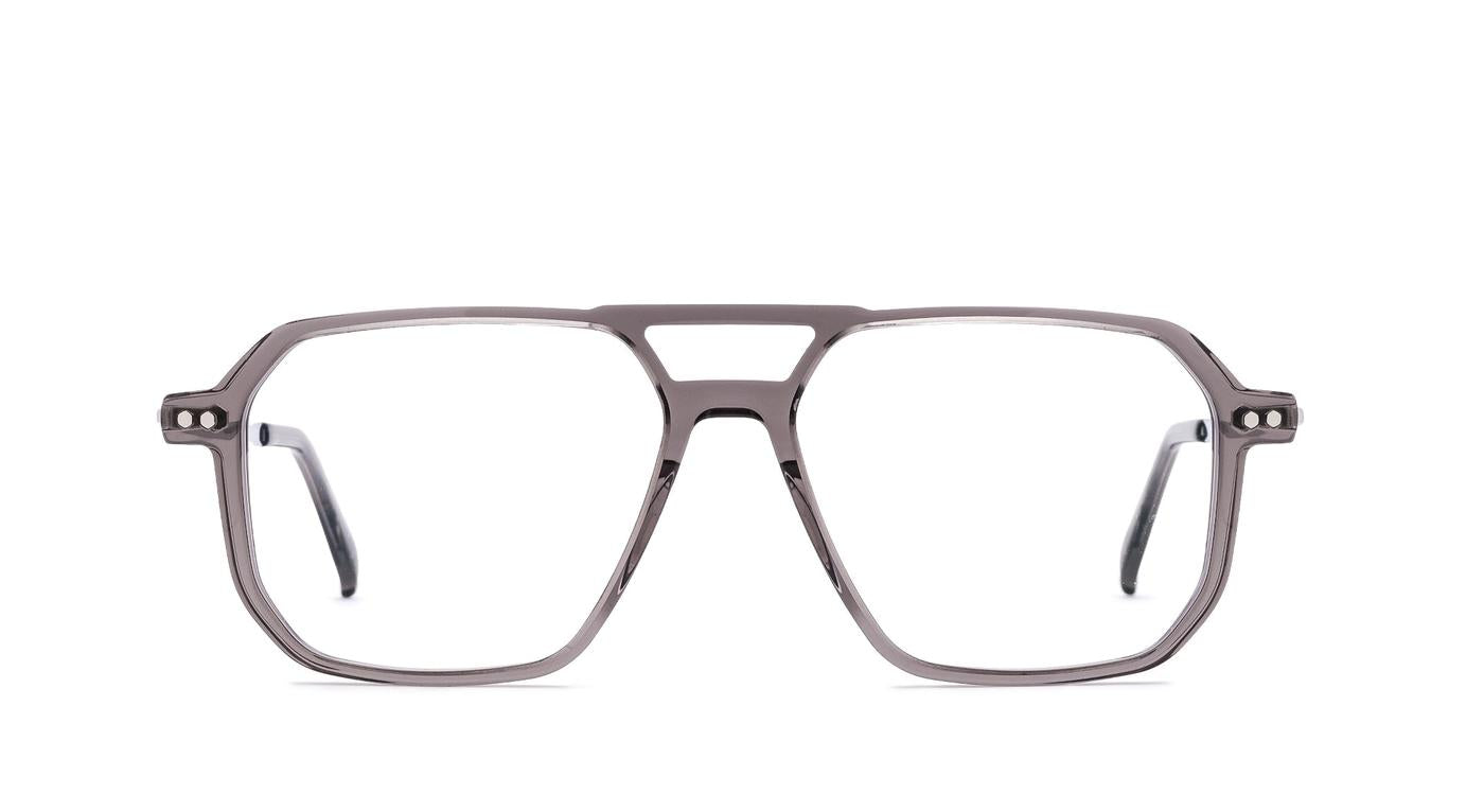 COBLENS Rasenschneider-Brillen-Coblens-501 - grau / transparent-55-15-Schönhelden