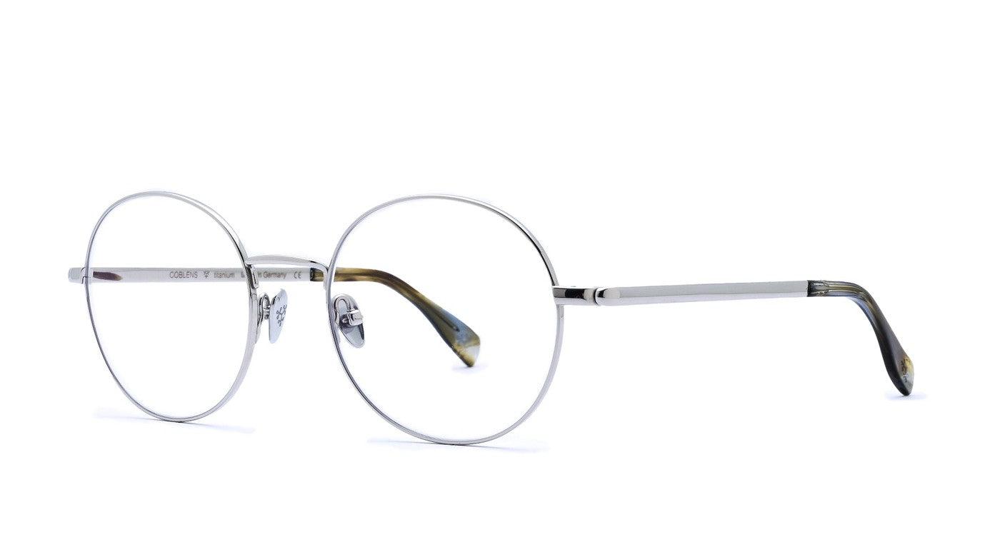 COBLENS Rollfeld-Brille-Coblens-304 - WARMES GRAU POLIERT-52-19-Schönhelden