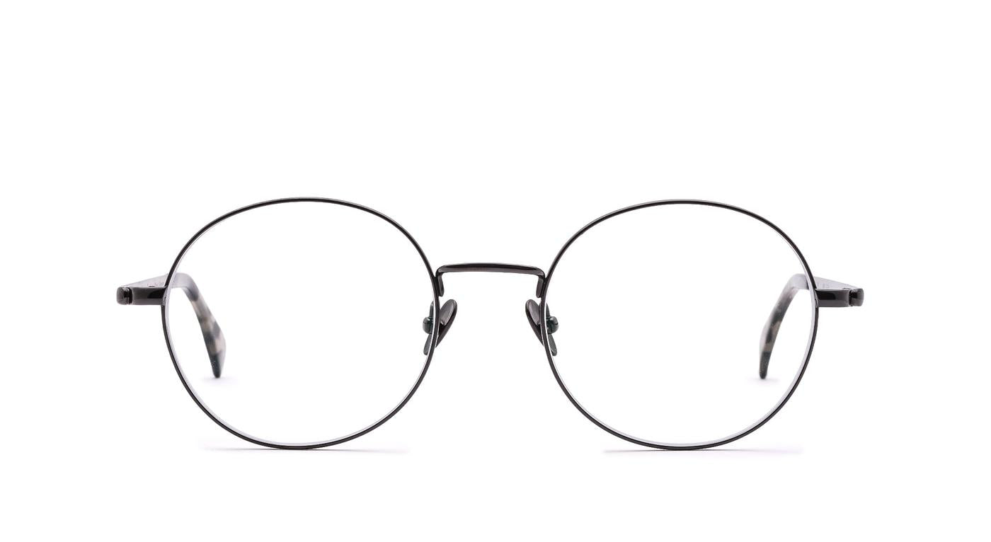 COBLENS Rollfeld-Brille-Coblens-301 - SCHWARZ POLIERT-52-19-Schönhelden