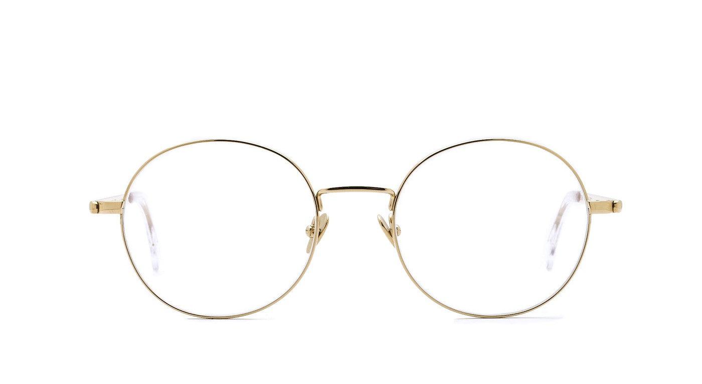 COBLENS Rollfeld-Brille-Coblens-330 - SOFT GOLD POLIERT-52-19-Schönhelden
