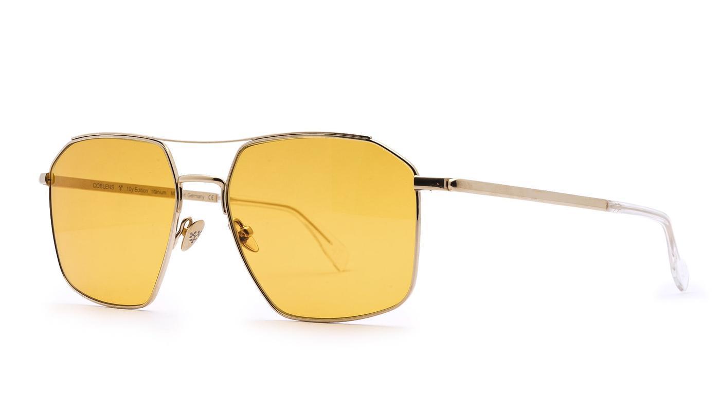 COBLENS Steuerhorn-Brillen-Coblens-330 - Gold glänzend-58-17-Schönhelden