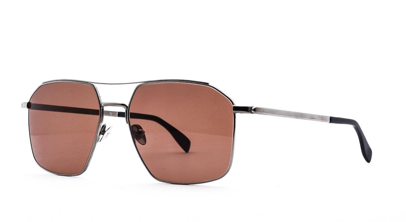 COBLENS Steuerhorn Sun-Brillen-Coblens-304- SILBER POLIERT-58-17-Schönhelden