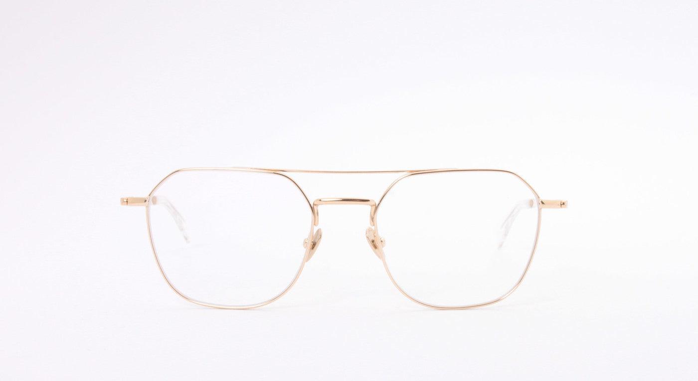 COBLENS Tankstelle-Brille-Coblens-330 - SOFT GOLD POLIERT-51-19-Schönhelden