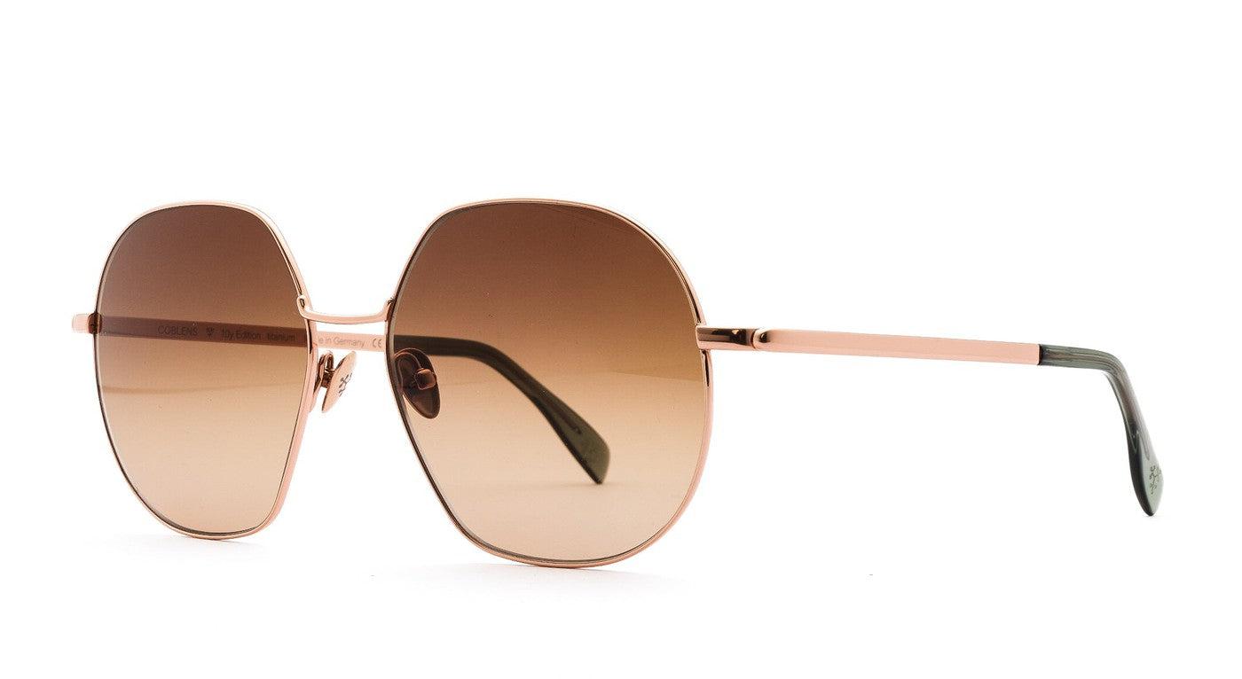 COBLENS Wirbelschleppe Sun-Brille-Coblens-306 - ROSE GOLD POLIERT-57-16-Schönhelden