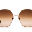 Laden Sie das Bild in den Galerie-Viewer, COBLENS Wirbelschleppe Sun-Brille-Coblens-306 - ROSE GOLD POLIERT-57-16-Schönhelden
