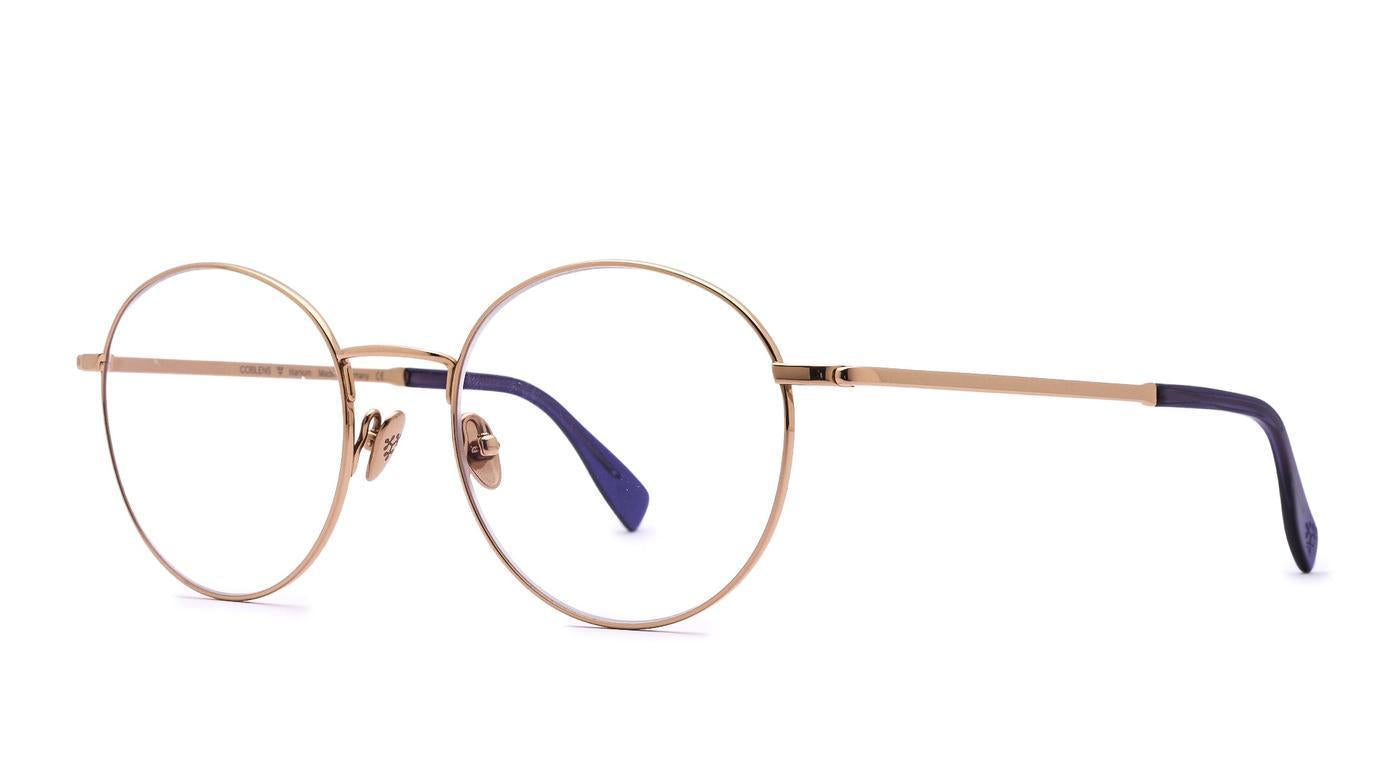 COBLENS Zulassung-Brille-Coblens-306 - rosé gold poliert-54-19-Schönhelden