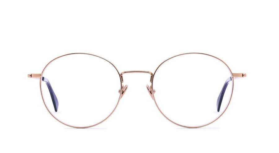 COBLENS Zulassung-Brille-Coblens-306 - rosé gold poliert-54-19-Schönhelden
