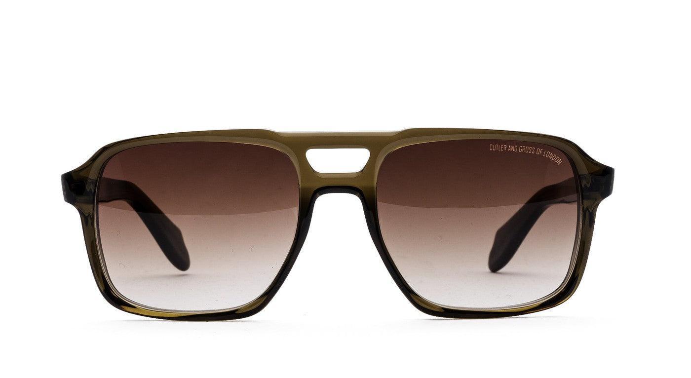 Cutler & Gross CGSN 1394-Brille-Cutler & Gross-09 - Olive-57-19-Schönhelden