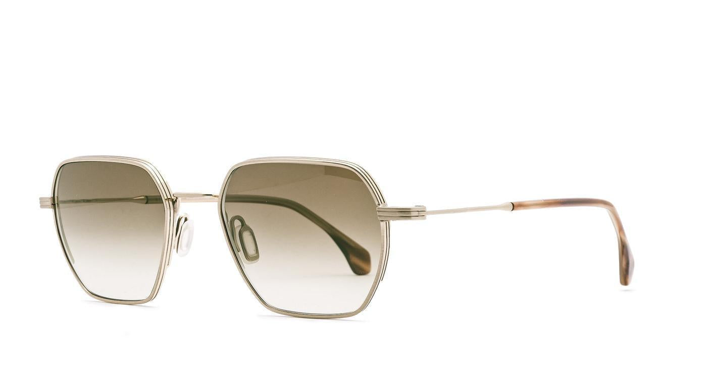 DICK MOBY Nagasaki-Brille-Dick Moby-019 - Brushed silver-51-20-Schönhelden
