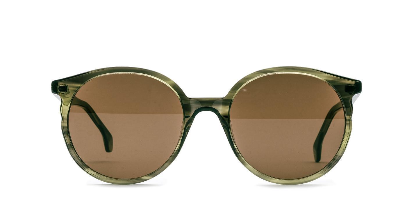 DICK MOBY Saint Malo-Brille-Dick Moby-032 - green leaves-54-19-Schönhelden