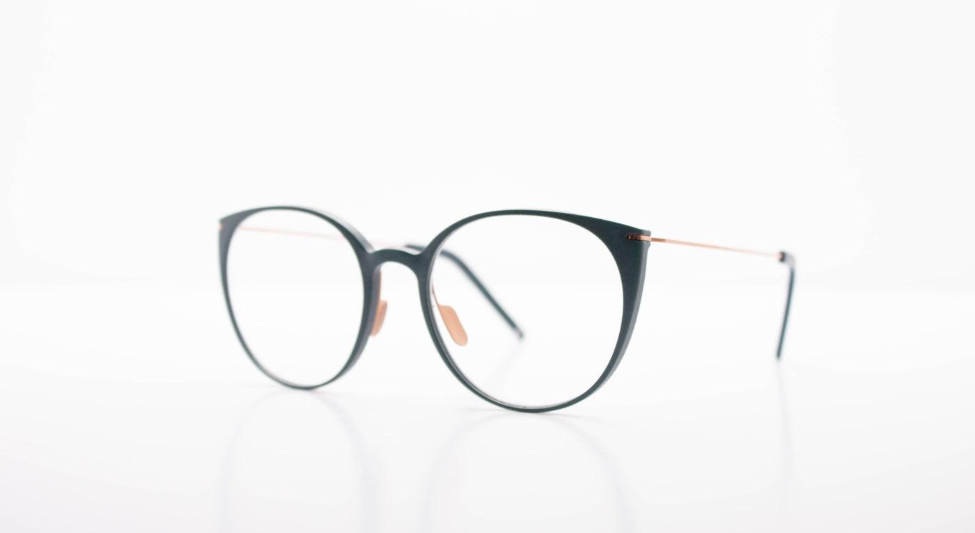 Klenze & Baum - Asket - "Avila"-Brille-Klenze & Baum-52-18-001 - Coal / Gold-Schönhelden